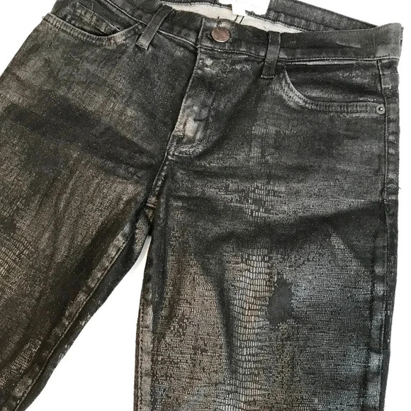 Current Elliott Skinny Ankle Trucker Coating Jean - Picture 5 of 10